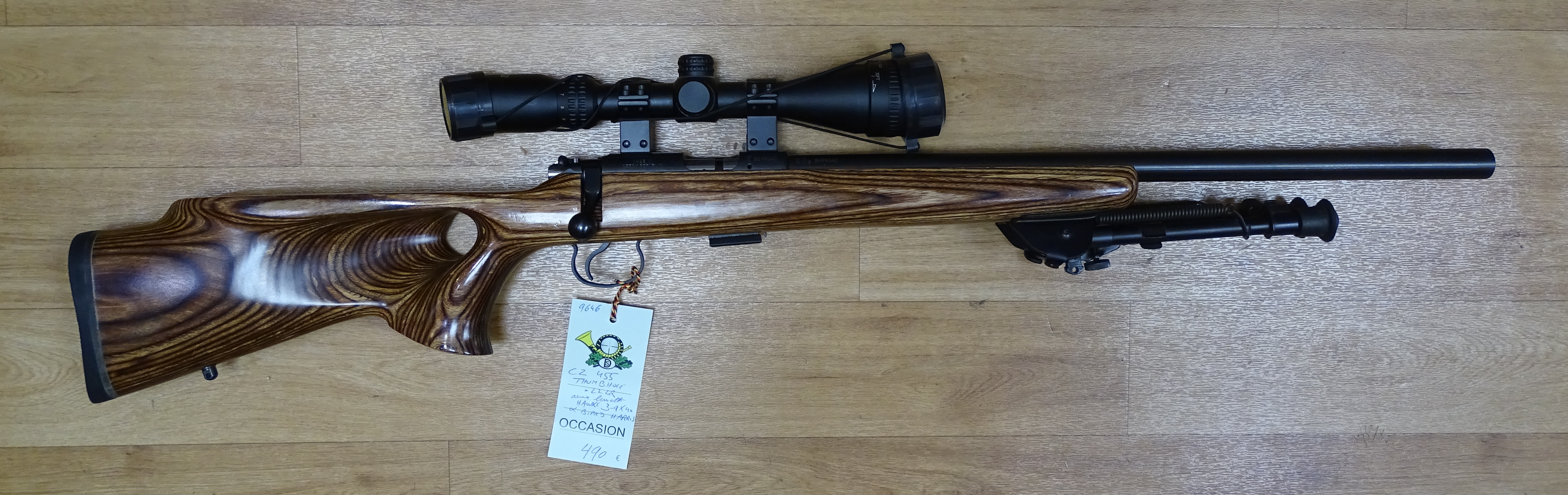 CZ 455 THUMBHOLE