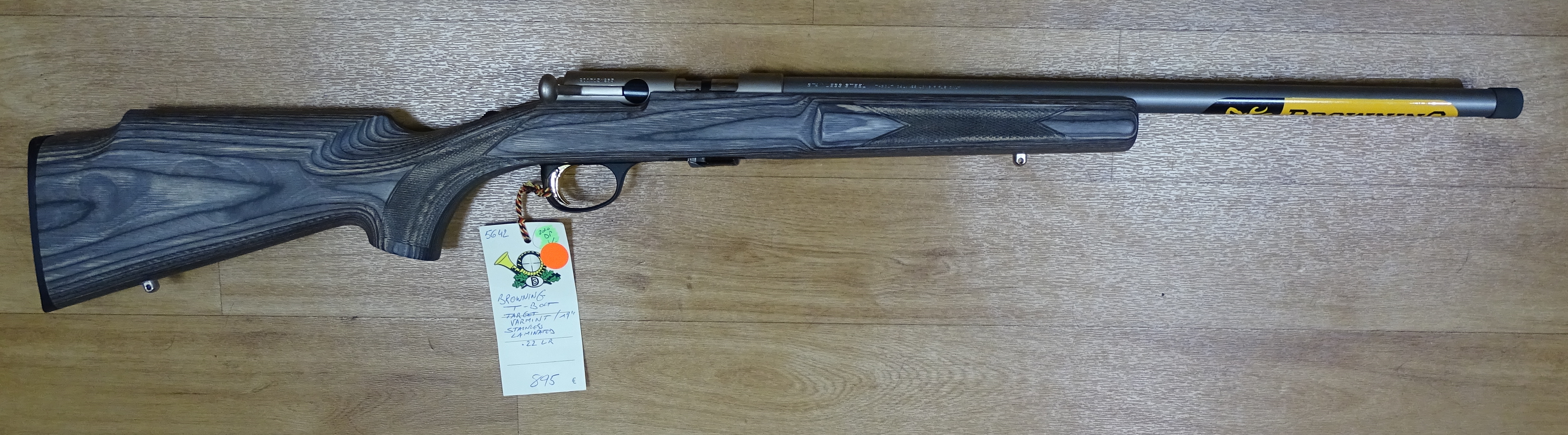 Browning T-Bolt TARGET VARMINT STAINLESS LAMINATED